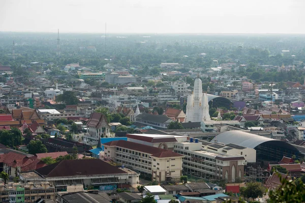 Výhled Město Phra Nakhon Khiri Historický Park Kopci Khao Wang — Stock fotografie