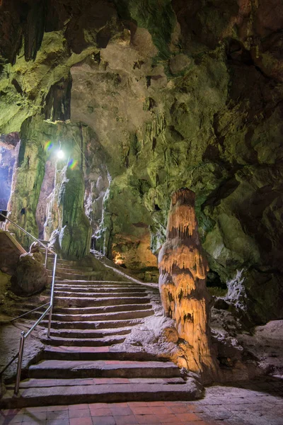 Gran Buda Cueva Wat Tham Khao Luang Ciudad Phetchaburi Phetburi —  Fotos de Stock