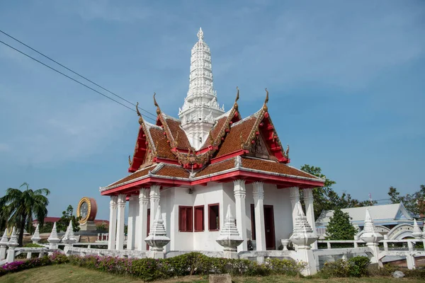 Der Säulenschrein Der Stadt Phetchaburi Oder Phetburi Der Provinz Phetchaburi — Stockfoto