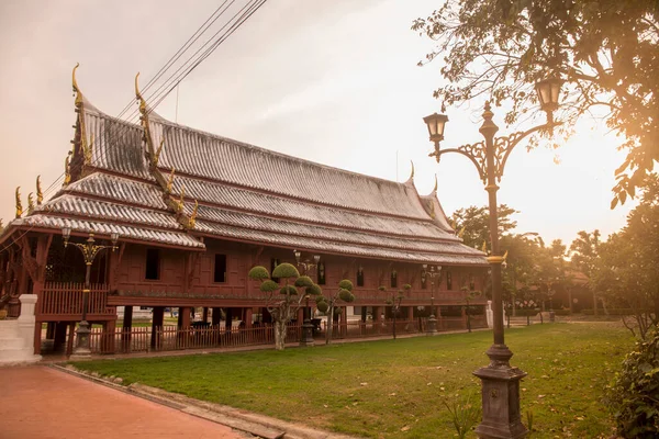 Wat Yai Suwannaram Templom Phetchaburi Vagy Phetburi Városban Phetchaburi Tartományban — Stock Fotó