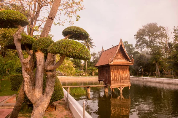 Wat Yai Suwannaram Tempel Stad Phetchaburi Phetburi Provincie Phetchaburi Thailand — Stockfoto