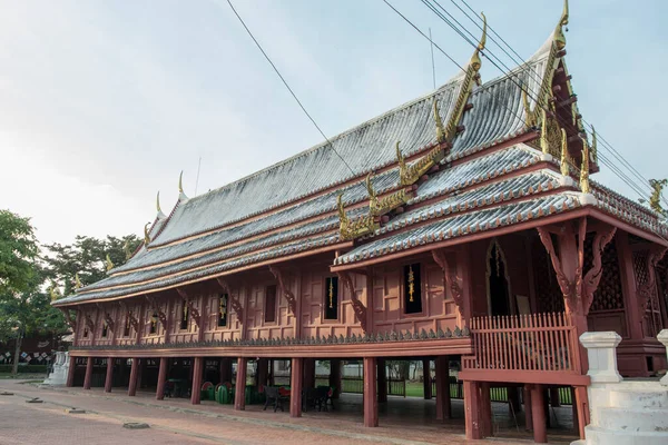 Temple Wat Yai Suwannaram Dans Ville Phetchaburi Phetburi Dans Province — Photo