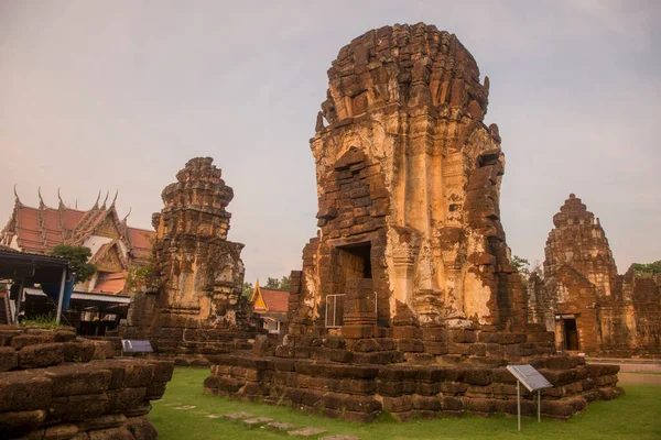 Wat Kamphaeng Laeng Tapınağı Nın Kalıntıları Tayland Phetchaburi Ilinde Phetchaburi — Stok fotoğraf