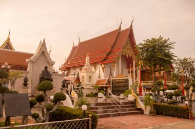 Tayland 'ın Phetchaburi eyaletindeki Wat Kong Kararm Worawihan Tapınağı. Tayland, Phetburi, Kasım 2019