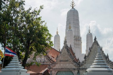 Wat Mahathat Worawihan Tayland 'ın Phetchaburi eyaletinde yer almaktadır. Tayland, Phetburi, Kasım 2019