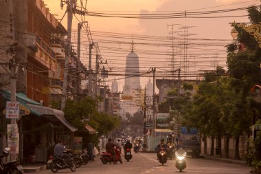 Wat Mahathat Worawihan Tayland 'ın Phetchaburi eyaletinde yer almaktadır. Tayland, Phetburi, Kasım 2019