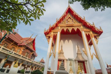 Tayland 'ın Phetchaburi eyaletindeki Wat Kong Kararm Worawihan Tapınağı. Tayland, Phetburi, Kasım 2019