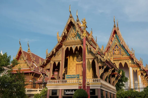 位于Phetchaburi市的Wat Kong Kararm Worawihan寺或位于泰国Phetchaburi省的Phetburi寺 Thailand Phetburi November 2019 — 图库照片