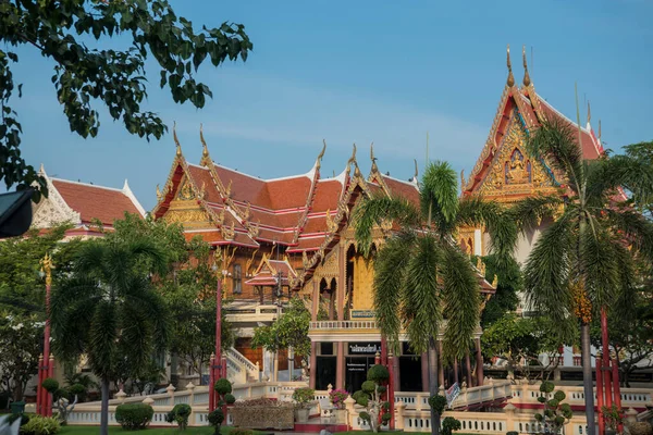 Wat Kong Kararm Worawihan Temple City Phetchaburi Phetburi Province Phetchaburi — Stock Photo, Image