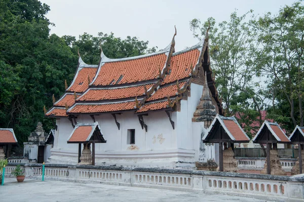 Templo Wat Sra Bua Cidade Phetchaburi Phetburi Província Phetchaburi Tailândia — Fotografia de Stock