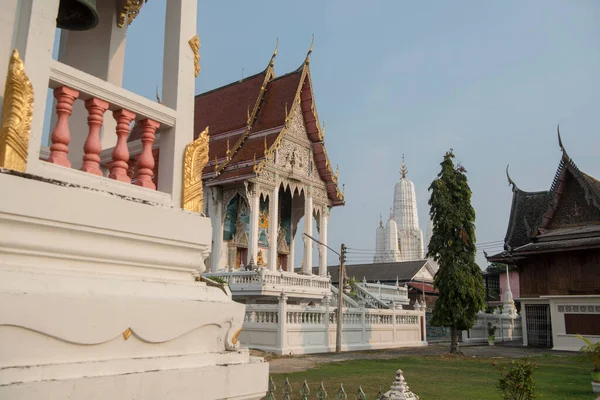Wat Phlap Phla Chai Város Phetchaburi Vagy Phetburi Tartományban Phetchaburi — Stock Fotó