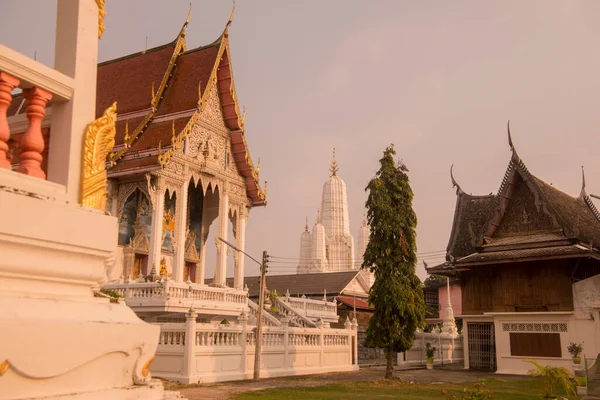 Wat Phlap Phla Chai Város Phetchaburi Vagy Phetburi Tartományban Phetchaburi — Stock Fotó