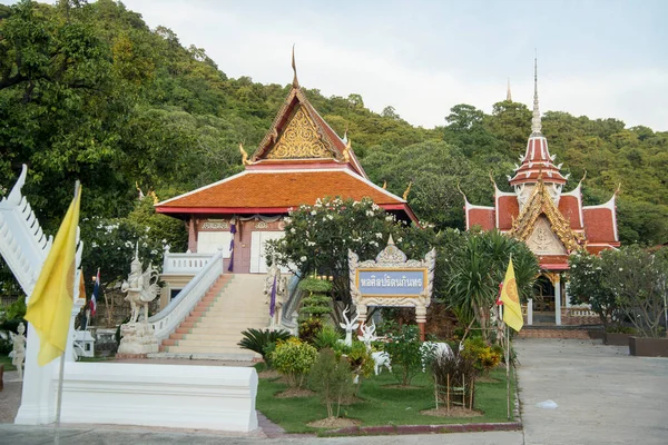 Wat Tham Kaeo Městě Phetchaburi Nebo Phetburi Provincii Phetchaburi Thajsku — Stock fotografie