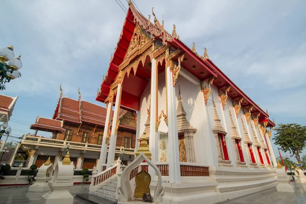 Templo Wat Kong Kararm Worawihan Cidade Phetchaburi Phetburi Província Phetchaburi — Fotografia de Stock
