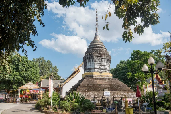 Wat Phra Kaew Chiang Khong Στην Πόλη Chiang Khong Στην — Φωτογραφία Αρχείου
