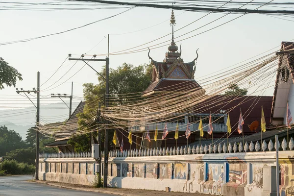 Wat Don Chai Ciudad Chiang Khong Provincia Chiang Raii Tailandia — Foto de Stock