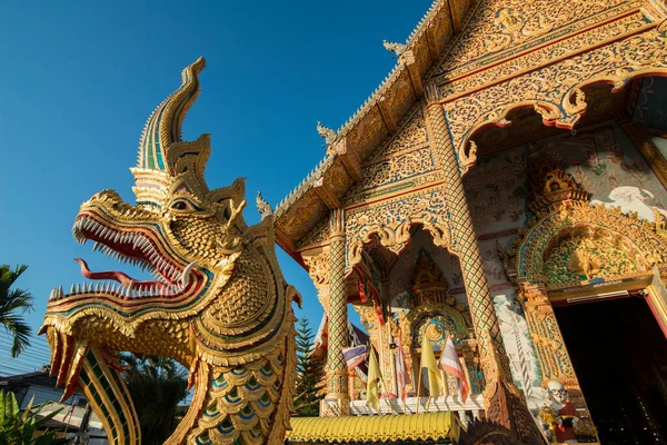 Wat Luang Chai Sathan Stad Chiang Khong Provincie Chiang Raii — Stockfoto