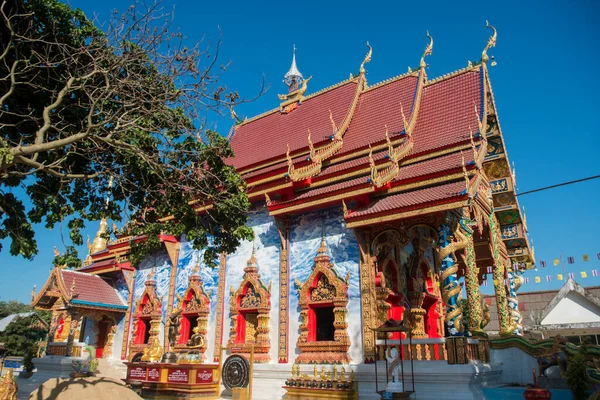 Wat Hua Wiang Городе Чианг Кхонг Провинции Чианг Райи Таиланде — стоковое фото