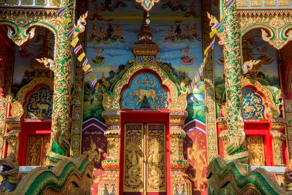 Wat Hua Wiang Stad Chiang Khong Provincie Chiang Raii Thailand — Stockfoto