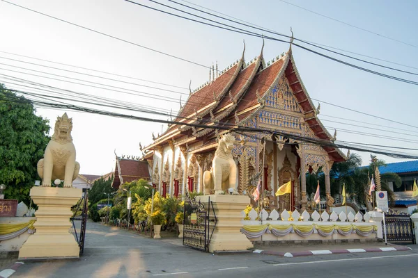 Wat Don Chai Chiang Khong Városában Chiang Raii Tartományban Thaiföldön — Stock Fotó