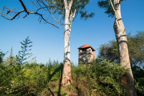 Ruinerna Det Franska Fortet Carnot Byn Huay Xai Lao Vid — Stockfoto