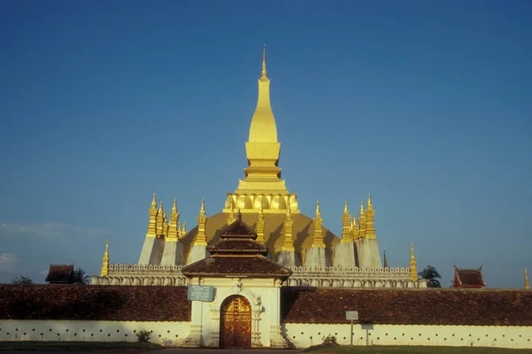 Wat Pha Att Luang Staden Vientiane Lao Södra Lao Lao — Stockfoto