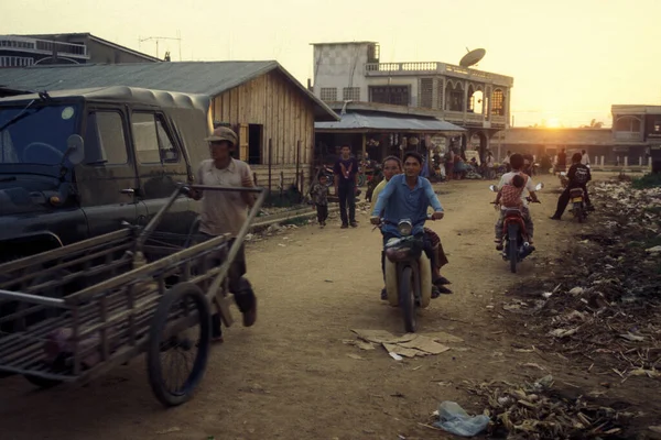 Centro Ciudad Phonsavan Provincia Xieng Khunag Lao Norte Lao Lao — Foto de Stock