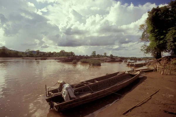 Río Mekong Luang Prabang Lao Sur Lao Lao Pakse Julio — Foto de Stock