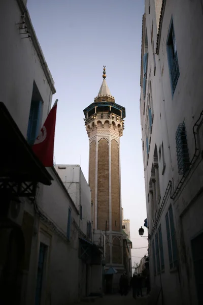 Youssef Dey Moskén Medina Den Gamla Staden Tunis Norra Tunisien — Stockfoto