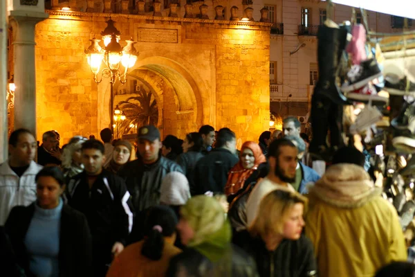 Place Kasbah Dans Vieille Ville Tunis Nord Tunisie Afrique Nord — Photo