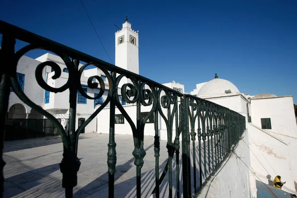 Mešita Sidi Bou Řekl Starém Městě Sidi Bou Řekl Nedaleko — Stock fotografie