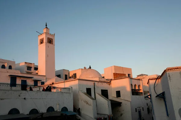 2009年3月在突尼斯北部突尼斯市附近的Sidi Bou Said古城的Sidi Bou Said清真寺 突尼斯 Sidi Bou Sair — 图库照片