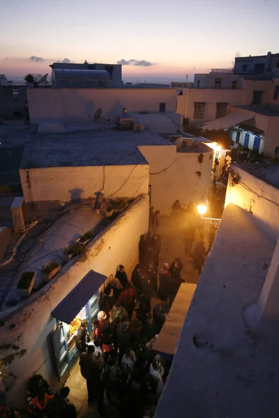 2009 Sidi Bou Old Town 골목이 튀니지 튀니지 튀니지 Sidi — 스톡 사진