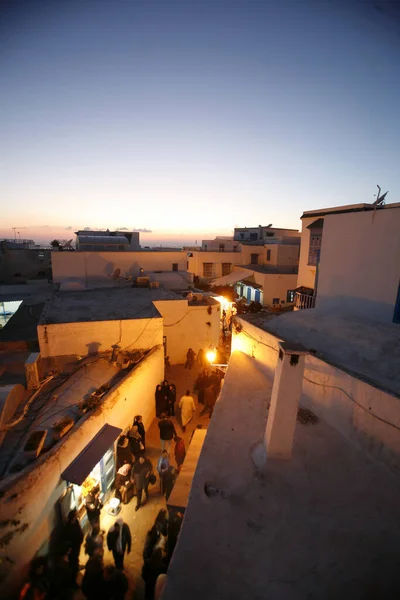 Callejón Casco Antiguo Sidi Bou Said Cerca Ciudad Túnez Norte — Foto de Stock