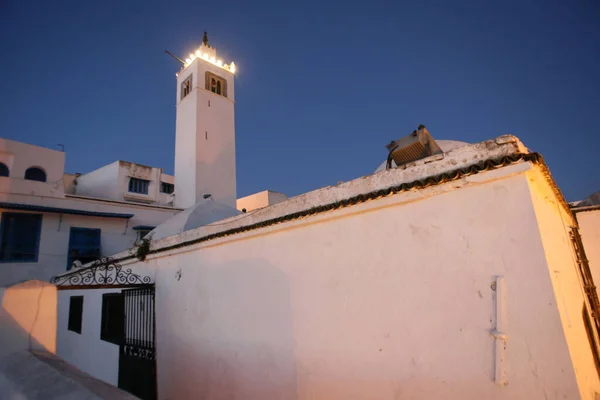 Sidi Bou Said Mecsete Sidi Bou Said Óvárosában Tunisz Városa — Stock Fotó