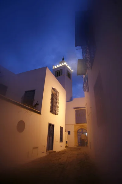 Mezquita Sidi Bou Said Casco Antiguo Sidi Bou Said Cerca — Foto de Stock