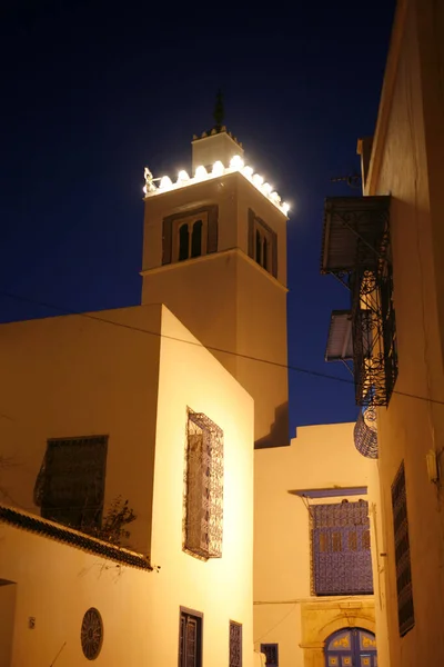 Τζαμί Του Sidi Bou Said Στην Παλιά Πόλη Του Sidi — Φωτογραφία Αρχείου