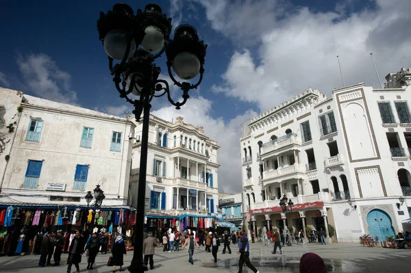 Place Kasbah Cidade Velha Tunes Norte Tunísia Norte África Tunísia — Fotografia de Stock