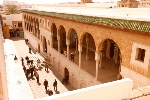 Meczet Zitouna Lub Zaytuna Medynie Starego Miasta Tunis Północy Tunezji — Zdjęcie stockowe