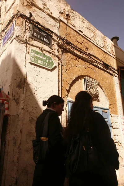 Gränd Tunis Gamla Stad Norra Tunisien Nordafrika Tunisien Sidi Bou — Stockfoto