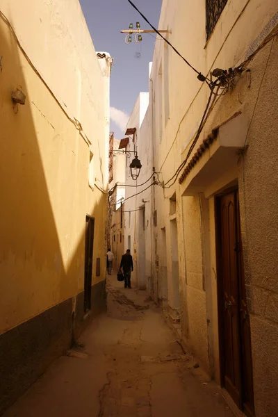 Une Ruelle Dans Vieille Ville Tunis Nord Tunisie Afrique Nord — Photo