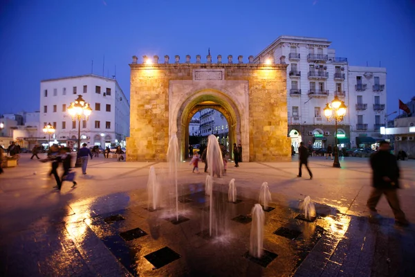 Place Kasbah Dans Vieille Ville Tunis Nord Tunisie Afrique Nord — Photo