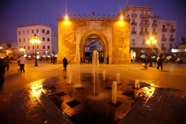 Place Kasbah Nella Città Vecchia Tunisi Nel Nord Della Tunisia — Foto Stock