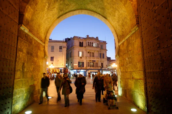 Place Kasbah Starém Městě Tunis Severu Tuniska Severní Africe Tunisku — Stock fotografie