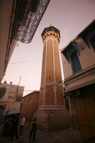 Youssef Dey Moskén Medina Den Gamla Staden Tunis Norra Tunisien — Stockfoto