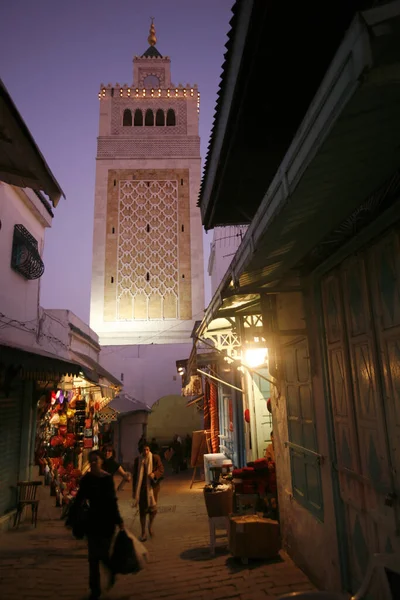 Zitouna Zaytuna Mosque Medina Old City Tunis North Tunisia North — Φωτογραφία Αρχείου