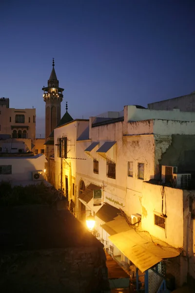 Youssef Dey Mecset Tunisz Óvárosának Medinájában Tunézia Északi Részén Tunéziában — Stock Fotó