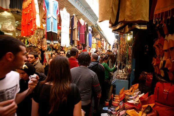 Marketstreet Souq Market Bazaar Old City Tunis North Tunisia North — Stock Photo, Image