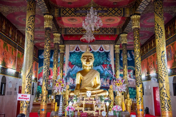 Isan의 Ubon Ratchathani 지방의 Pak Saeng의 Wat Pak Saeng Khemmarat — 스톡 사진