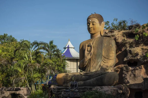 Boeddha Wat Temple Buddha Sathan Ratchathani Asoke Village Provincie Ubon — Stockfoto
